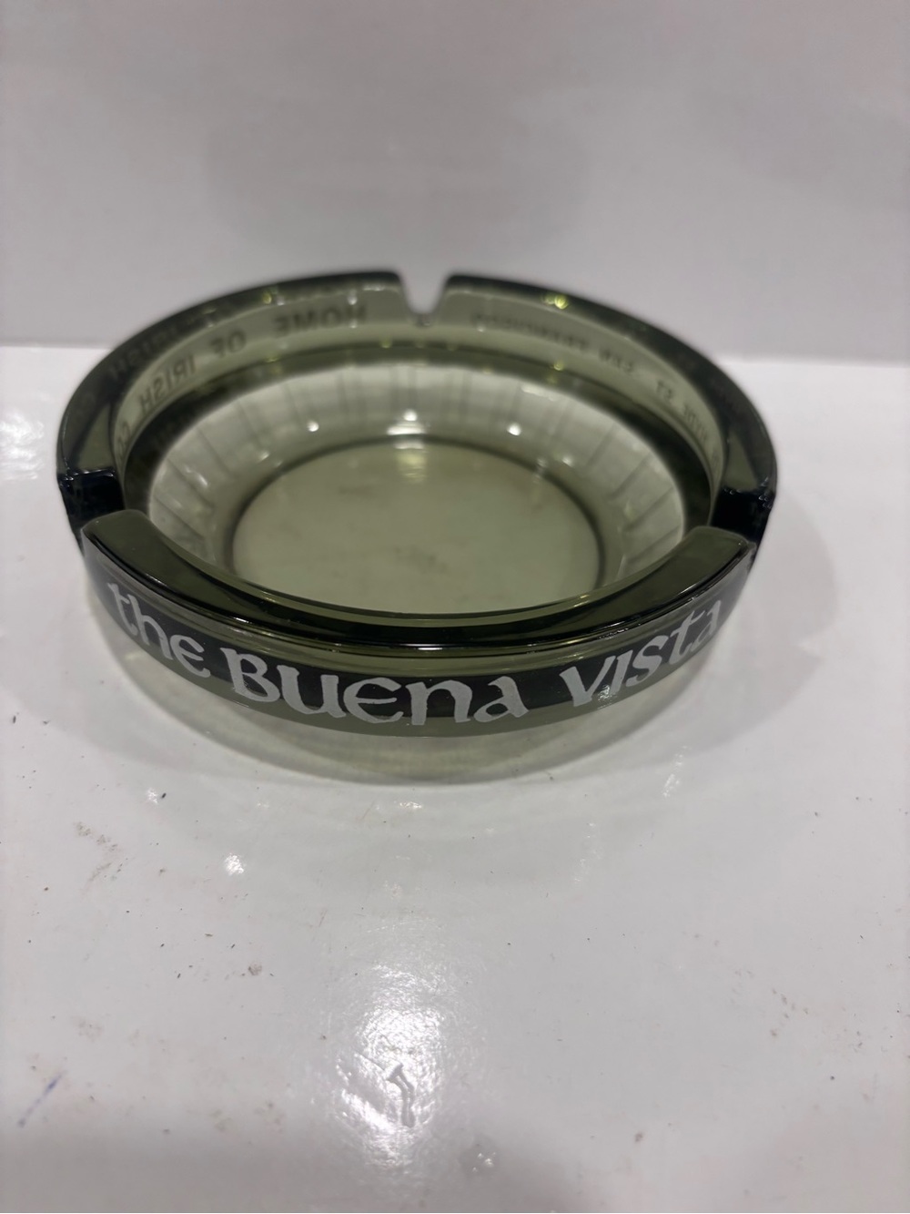 Vintage Buena vista cafe San Francisco glass ashtray-home of Irish coffee